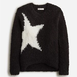 CREWCUTS girls star crewneck sweater